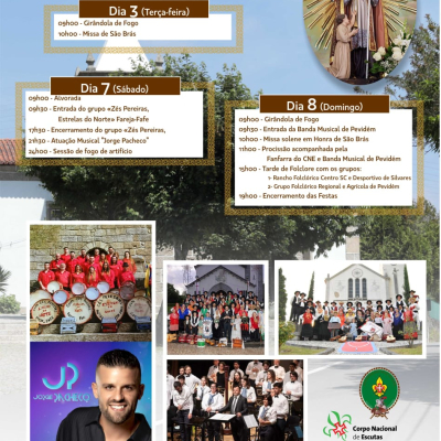 Romaria de S. Brás 2026 Selho (São Jorge) - Pevidém